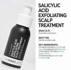 THE INKEY LIST

Salicylic Acid Exfoliating Scalp Treatment( 50ml )