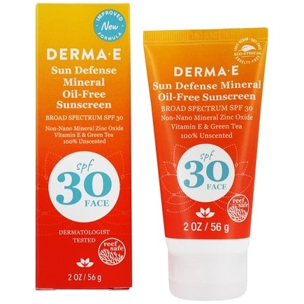 Sun Defense Mineral Oil-Free Sunscreen, SPF 30, Unscented, 2 oz (56 g)