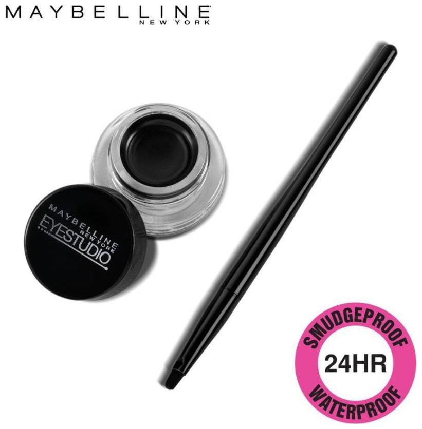 Maybelline New York Makeup Eyestudio Lasting Drama Gel Eye Liner, Blac –  Stylbl