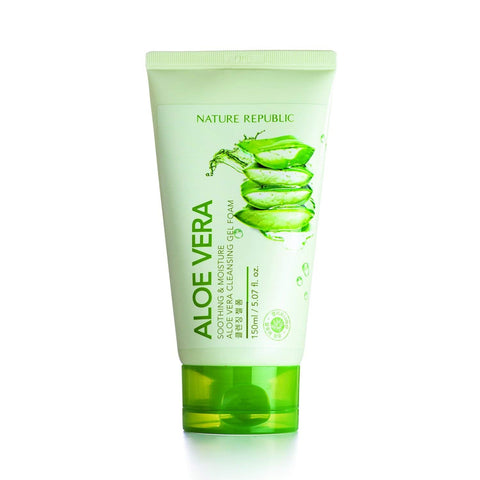 Nature Republic - Soothing&Moisture Aloe Vera Cleansing Gel Foam