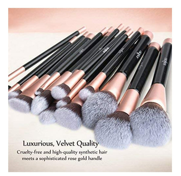 Makeup Brushes, Anjou 16pcs Makeup Brush Set Kit With Case Bag, 