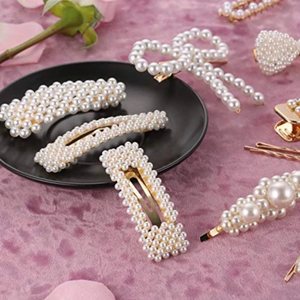 Pearl Hair Barrettes 