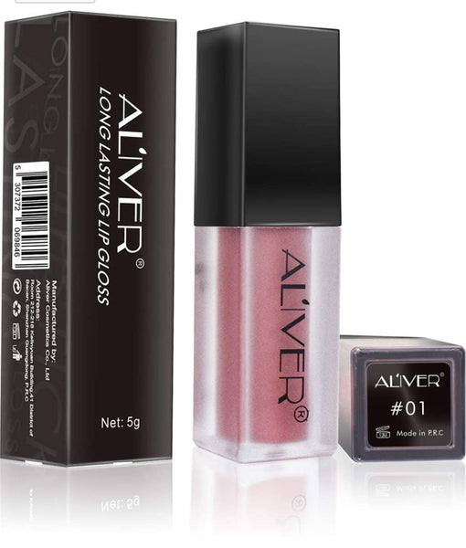 Matte Liquid Lipstick Set, ALIVER 5 Pcs Lip Gloss Set, Long Lasting Waterproof Velvet Lipstick