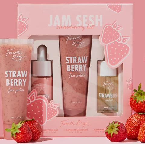 COLOURPOP FOURTH RAY® BEAUTY

jam seshstrawberry face care kit