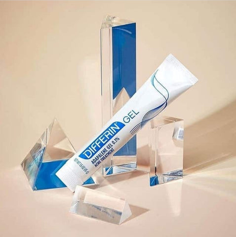 DIFFERIN Adapalene Gel 0.1 %, Acne Treatment, 0.5 oz (15 g)